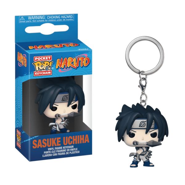 FUNKO POP NARUTO Sasuke Uchiha – Portachiavi in box 5cm In espo da 12pz…x12…x72